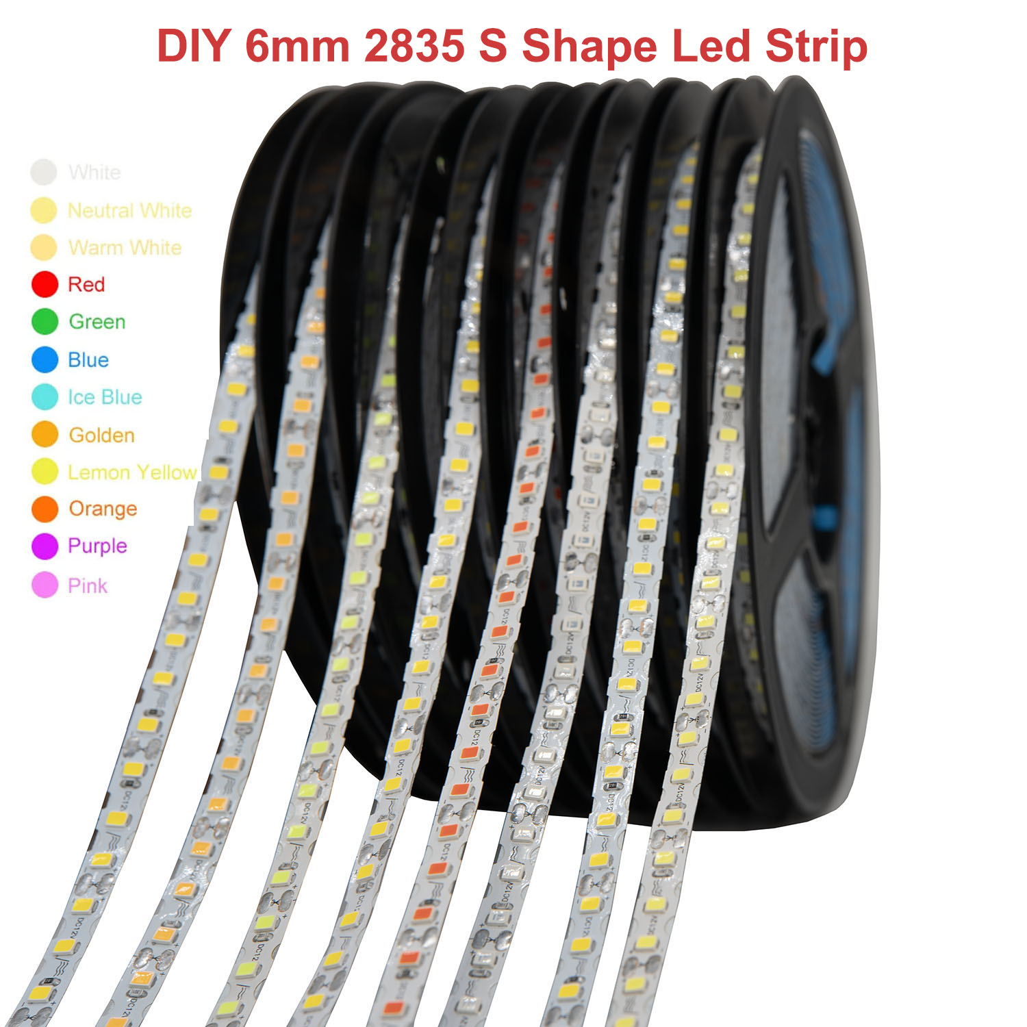 Outdoor Lighting Led Strip - DC12V S Vorm LED Strip 6mm