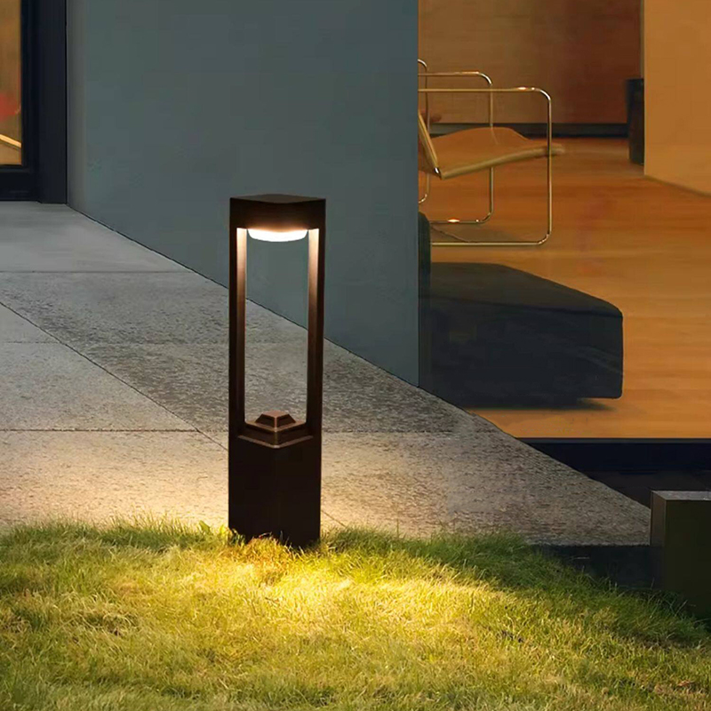Outdoor Lighting Art - Lichtgevende vloerlamp voor binnenplaats, zonne-energie LED