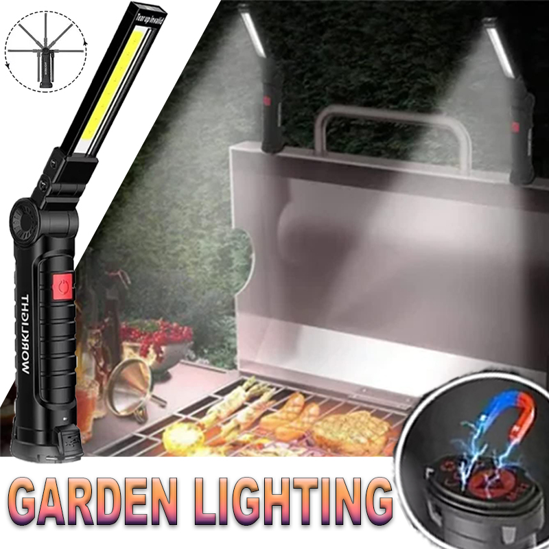 Zinc Outdoor Lighting - Draagbare LED-zaklamp met magnetische haak Outdoor