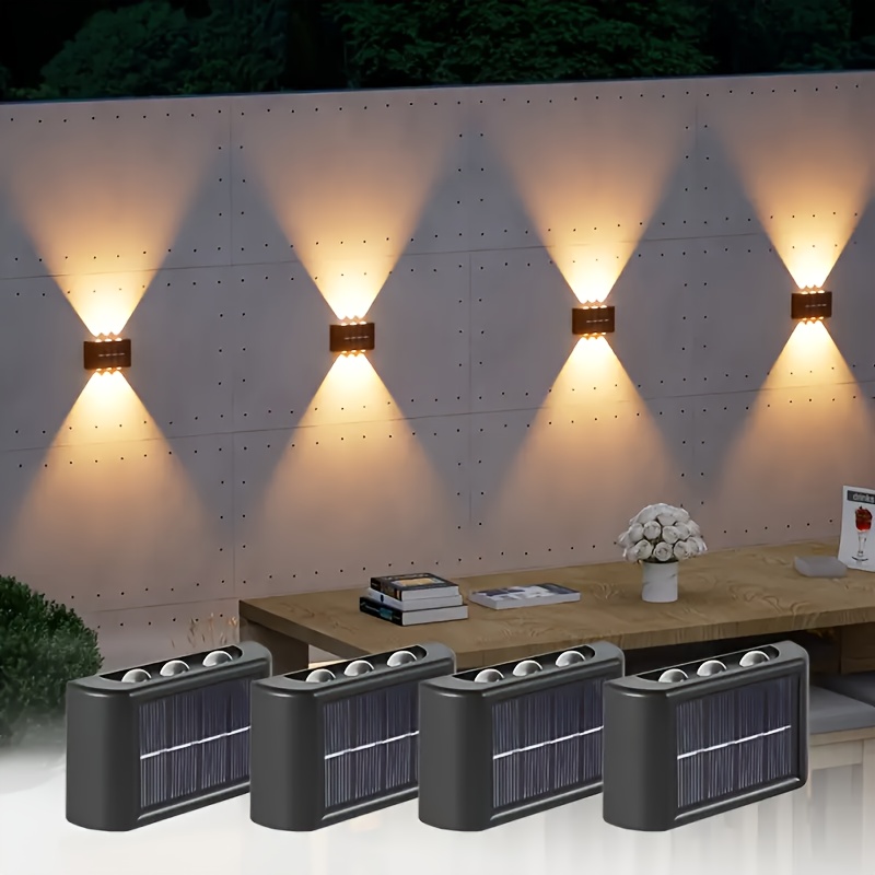 Outdoor Lighting For Backyard - LED Solarlamp Buiten Waterdicht Solar Wandlamp