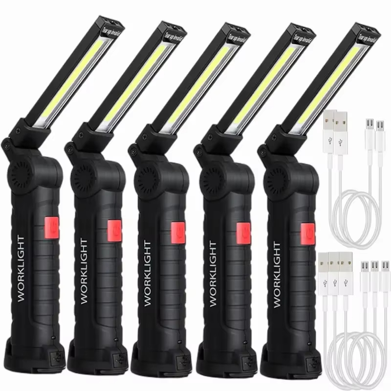 Outdoor Lighting Rechargeable - Draagbare COB LED-zaklamp USB oplaadbare werklamp