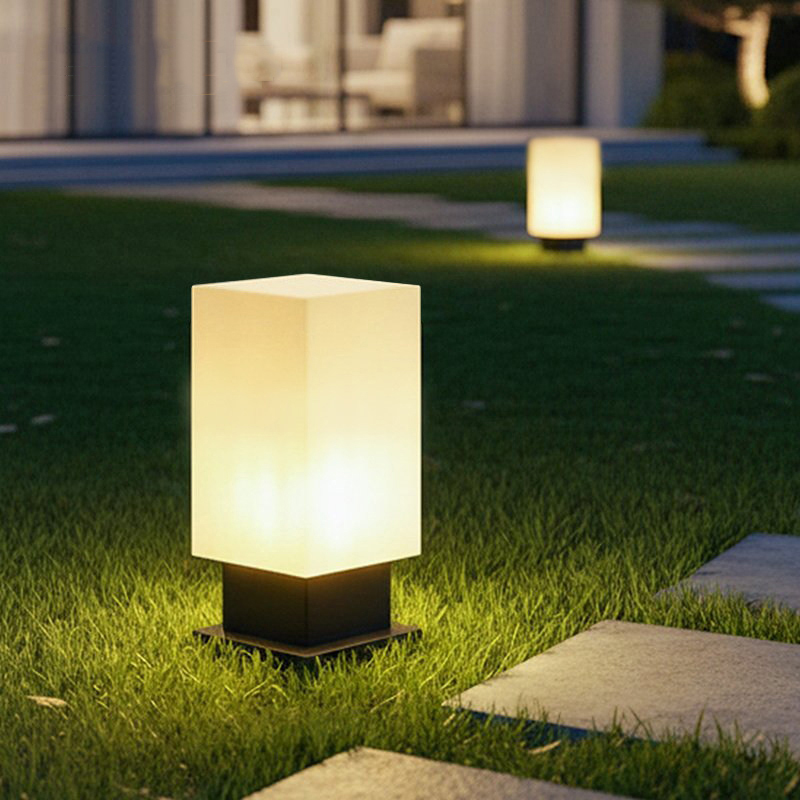 Outdoor Lighting Art - Lichtgevende vloerlamp voor binnenplaats, zonne-energie LED