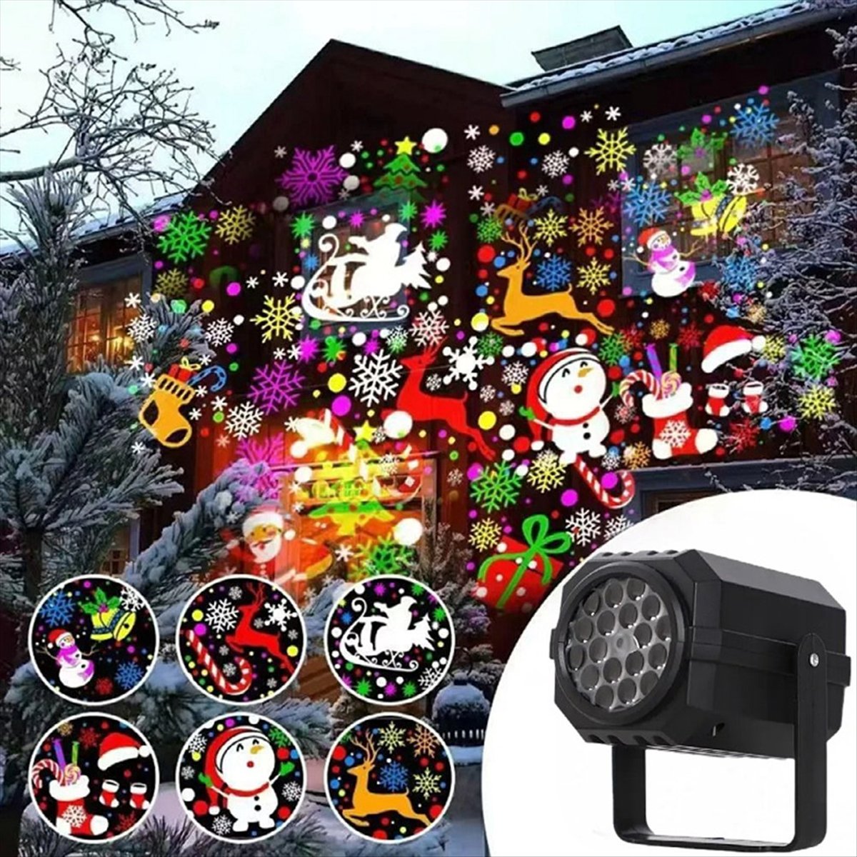 Outdoor Lighting On Sale - (TOENGAANDE AANBIEDING) Kerstprojectorverlichting voor buiten, 16