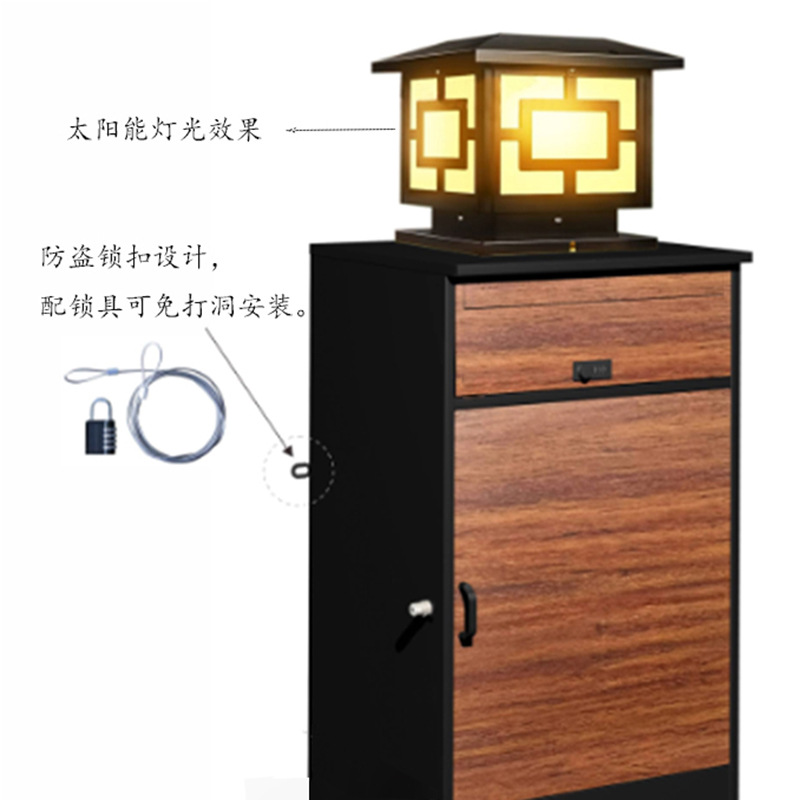Outdoor Lighting Expressions - Outdoor metalen pakketdoos express kast zonne-licht