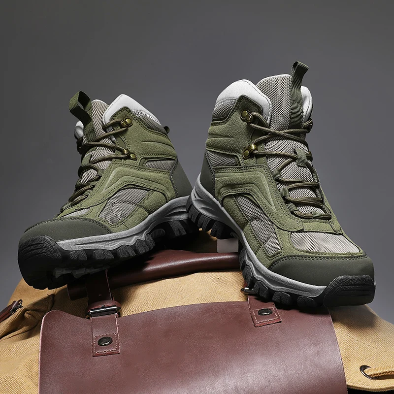 Outdoor Lighting High Quality - Hoge kwaliteit herenlaarzen Outdoor antislip wandelschoenen