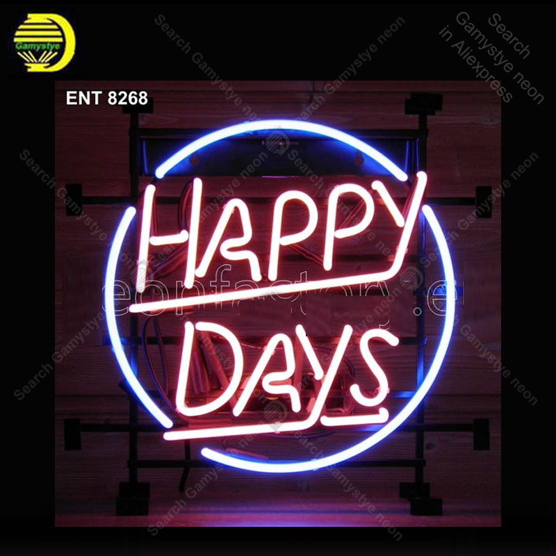 Outdoor Lighting Expressions - Neonbord voor Happy Days Neonlamp Bord