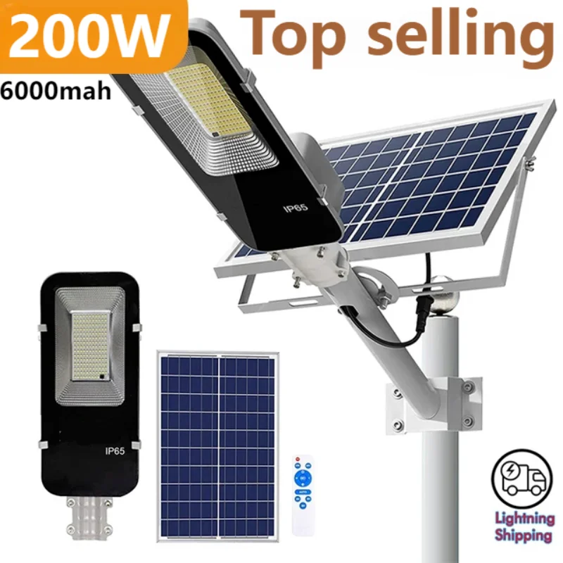 Outdoor Lighting Garage - 200W Krachtige Solar Light Outdoor Zonne-straatverlichting