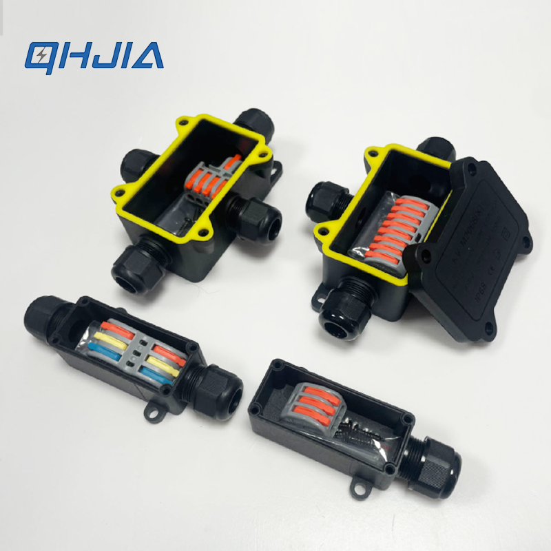 Outdoor Lighting For Backyard - IP68 waterdichte aansluitdoos PA66 snel aansluitklemmenblok
