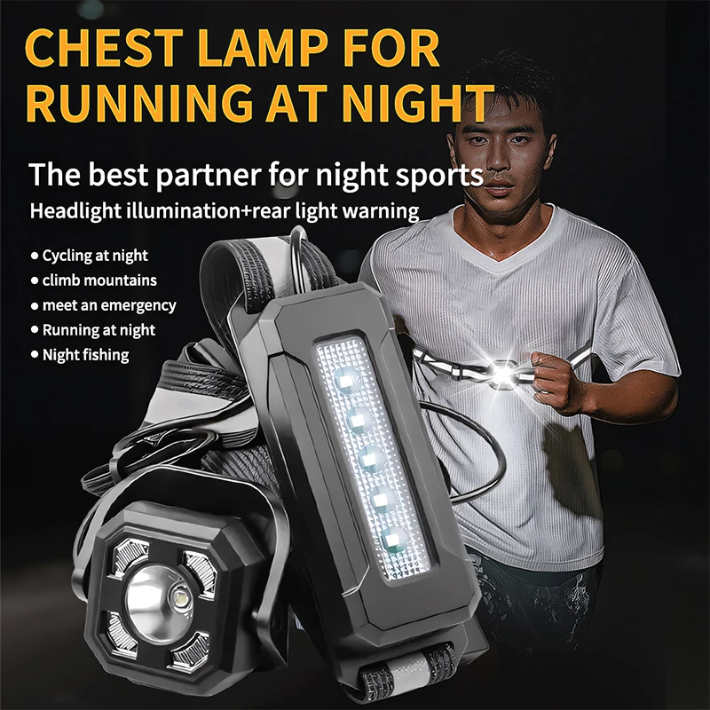 Outdoor Lighting Rechargeable - LED-nachtlampje voor hardlopen buitensport fietsen paardrijden