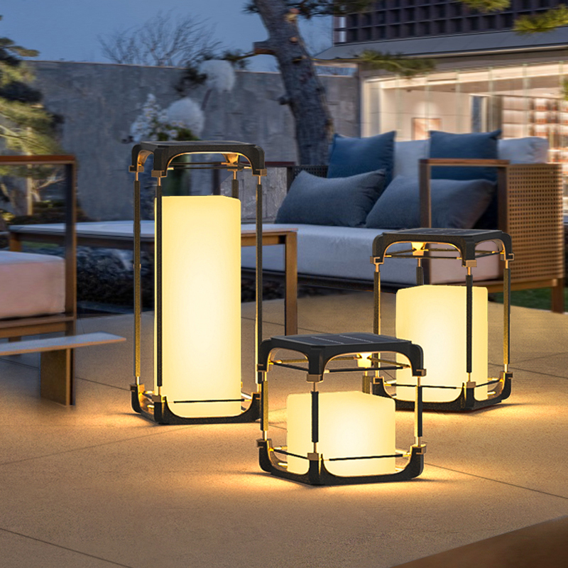 Outdoor Lighting Art - Lichtgevende vloerlamp, solar LED buitenverlichting voor