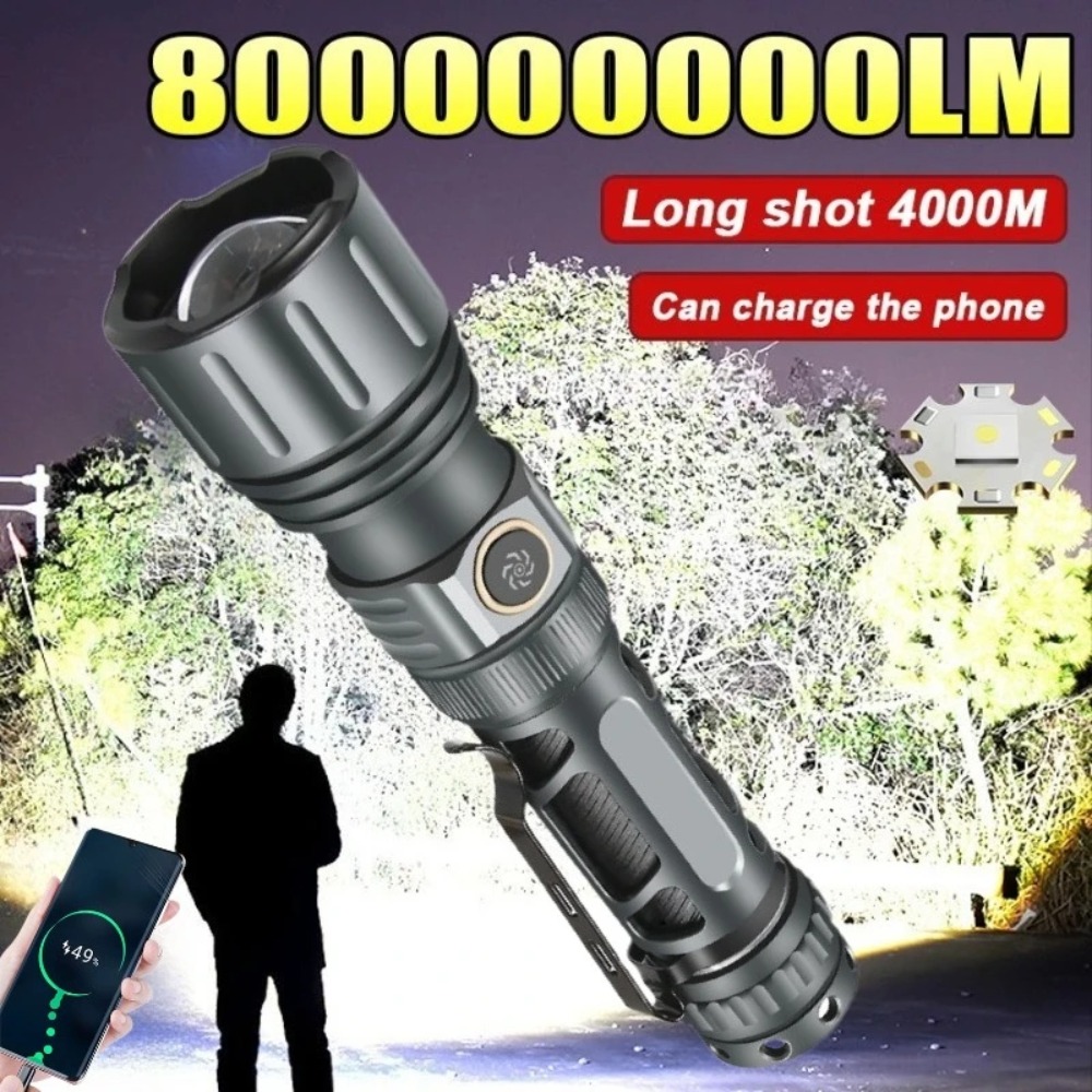 Outdoor Lighting Rechargeable - Superheldere zaklamp Draagbare oplaadbare LED-lamp Tactische