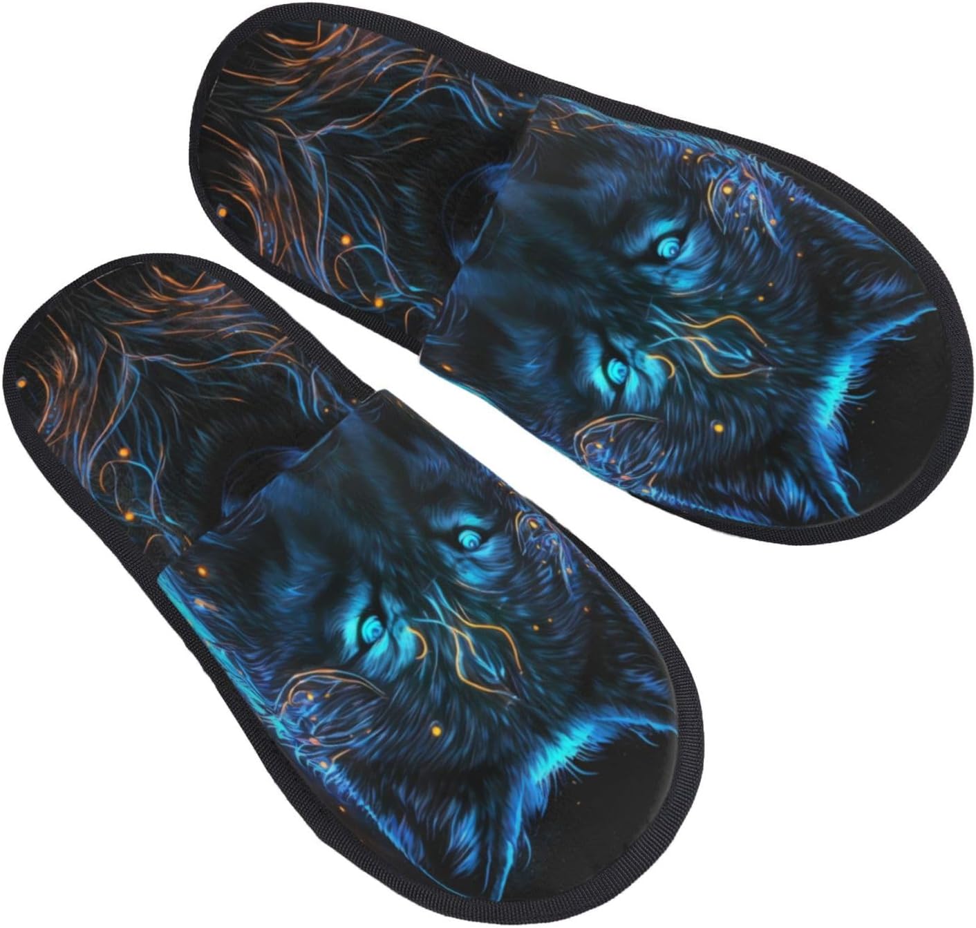 Cool Blue Light Wolf Print Dam - Outdoor Lighting On House recensie en prijs