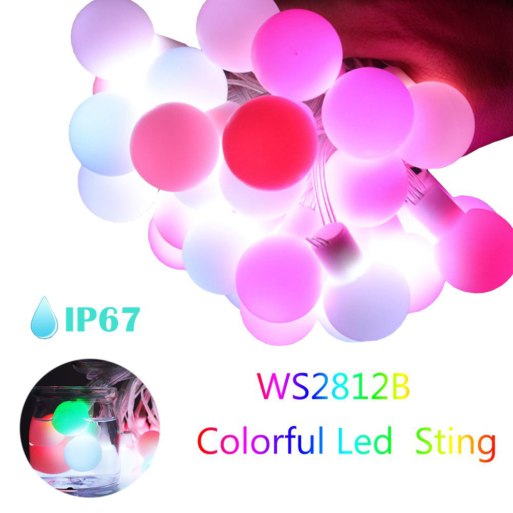 WS2812b LED Ronde Bal Lichtsli - Outdoor Lighting Led Strip recensie en prijs