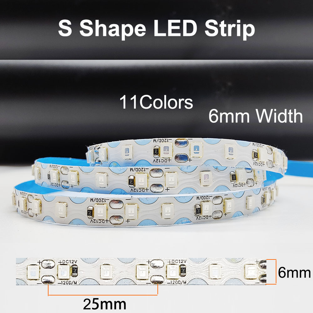 DC12V S Vorm LED Strip 6mm Bre - Outdoor Lighting Led Strip recensie en prijs
