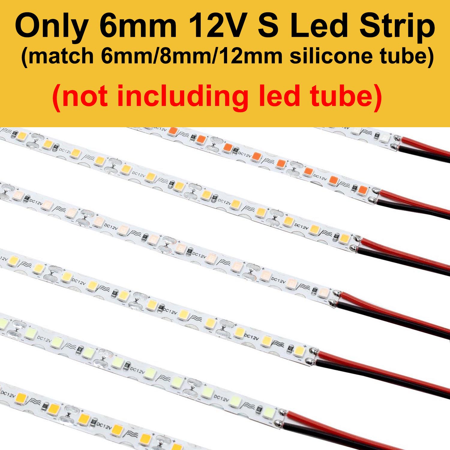DC12V S Vorm LED Strip 6mm Bre - Outdoor Lighting Led Strip recensie en prijs