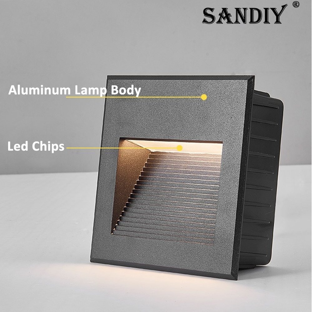 SANDIY Verzonken Buiten Wandka - Outdoor Lighting Recessed recensie en prijs