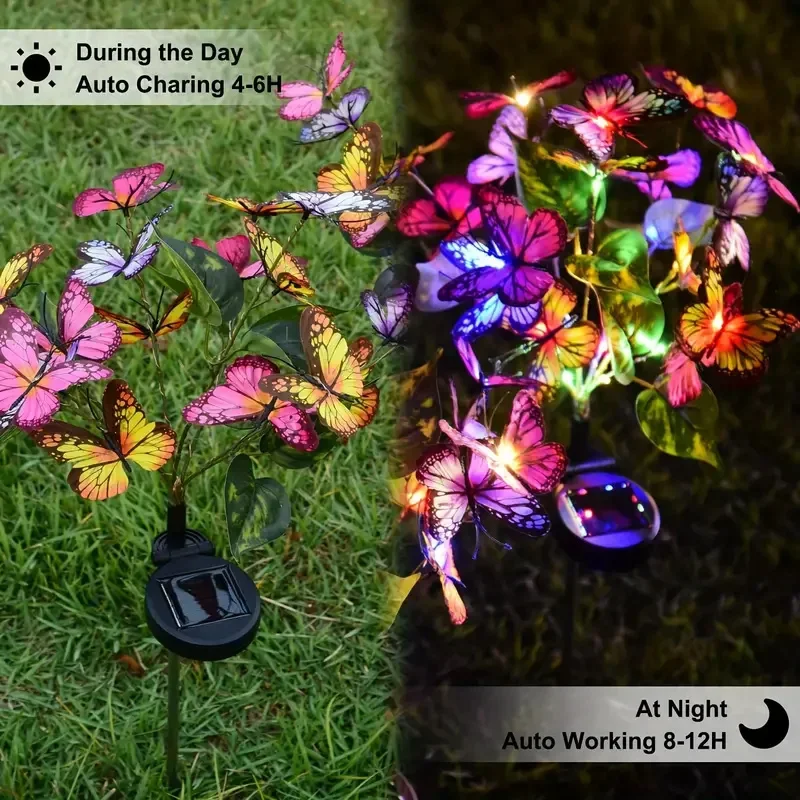 Solar LED-vlindertuinverlichti - Outdoor Lighting For Backyard recensie en prijs