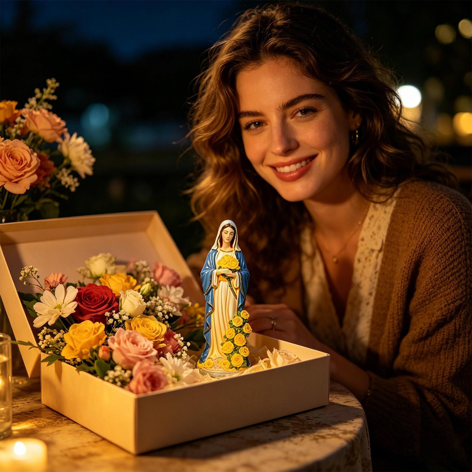 Maagd Maria zonnebeeld tuindec - Outdoor Lighting For Backyard recensie en prijs