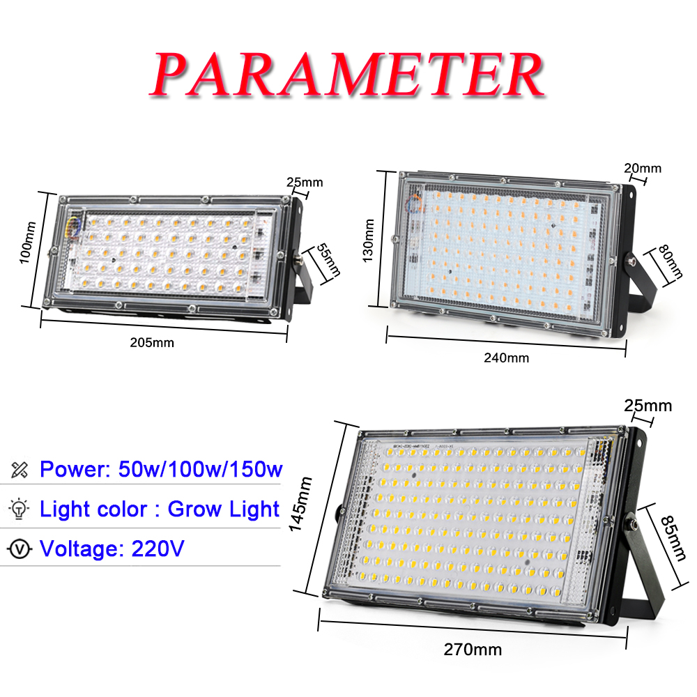 LED-schijnwerper 50/96/144 LED - Outdoor Lighting Garage recensie en prijs