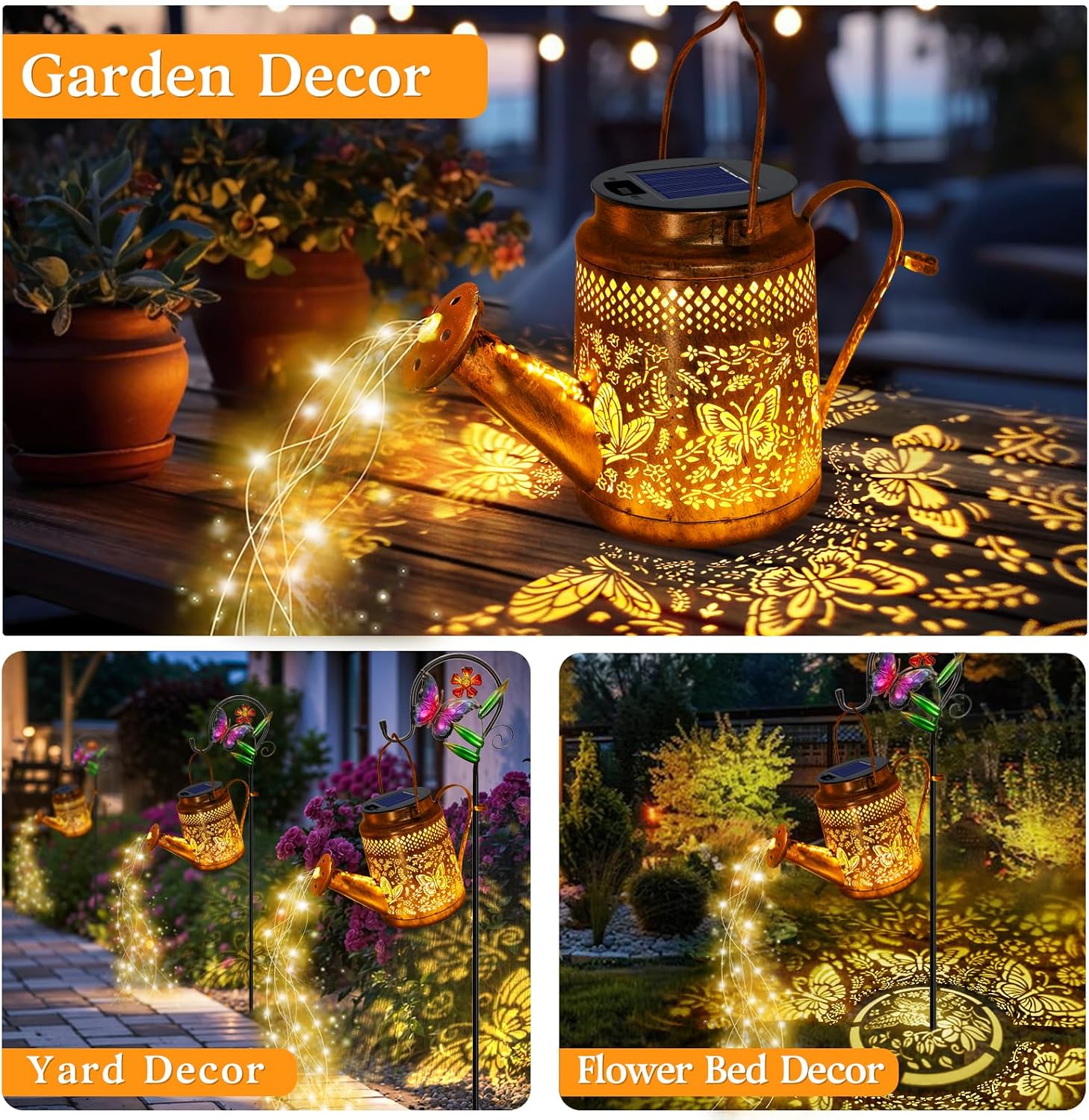 2-pack grote zonne-vlinder gie - Outdoor Lighting For Backyard recensie en prijs