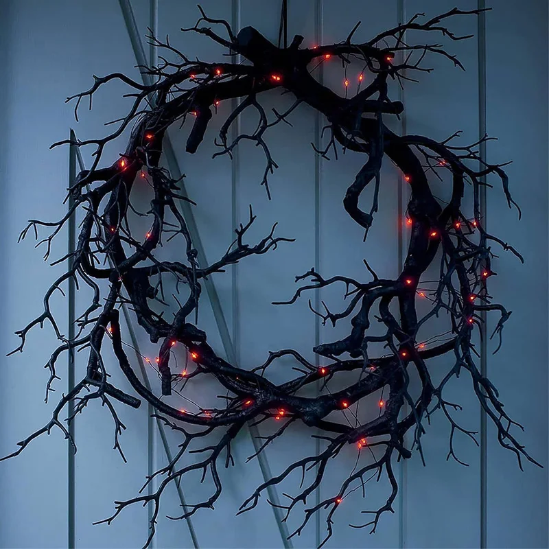 Halloween Decoratie Krans Deco - Outdoor Lighting On House recensie en prijs