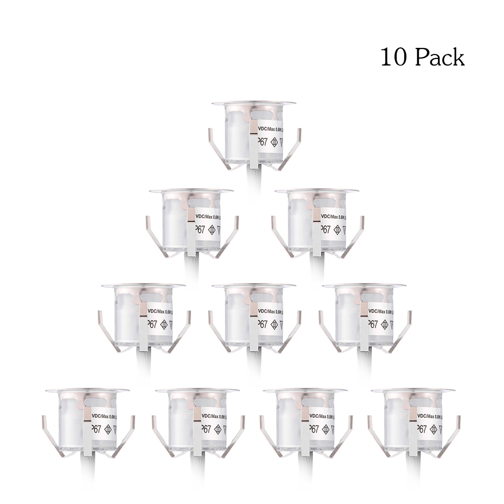 10 STKS 32mm LED-dekverlichtin - Outdoor Lighting Recessed recensie en prijs