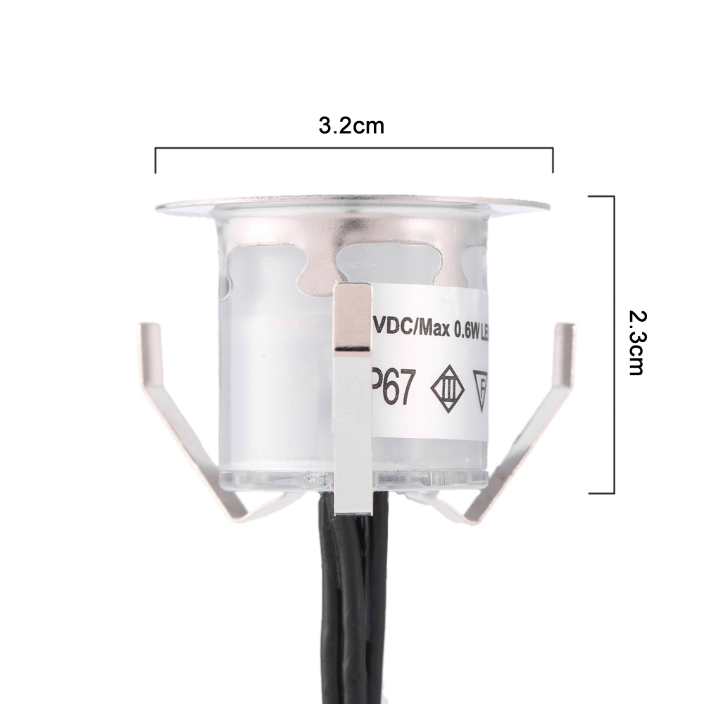 10 STKS 32mm LED-dekverlichtin - Outdoor Lighting Recessed recensie en prijs