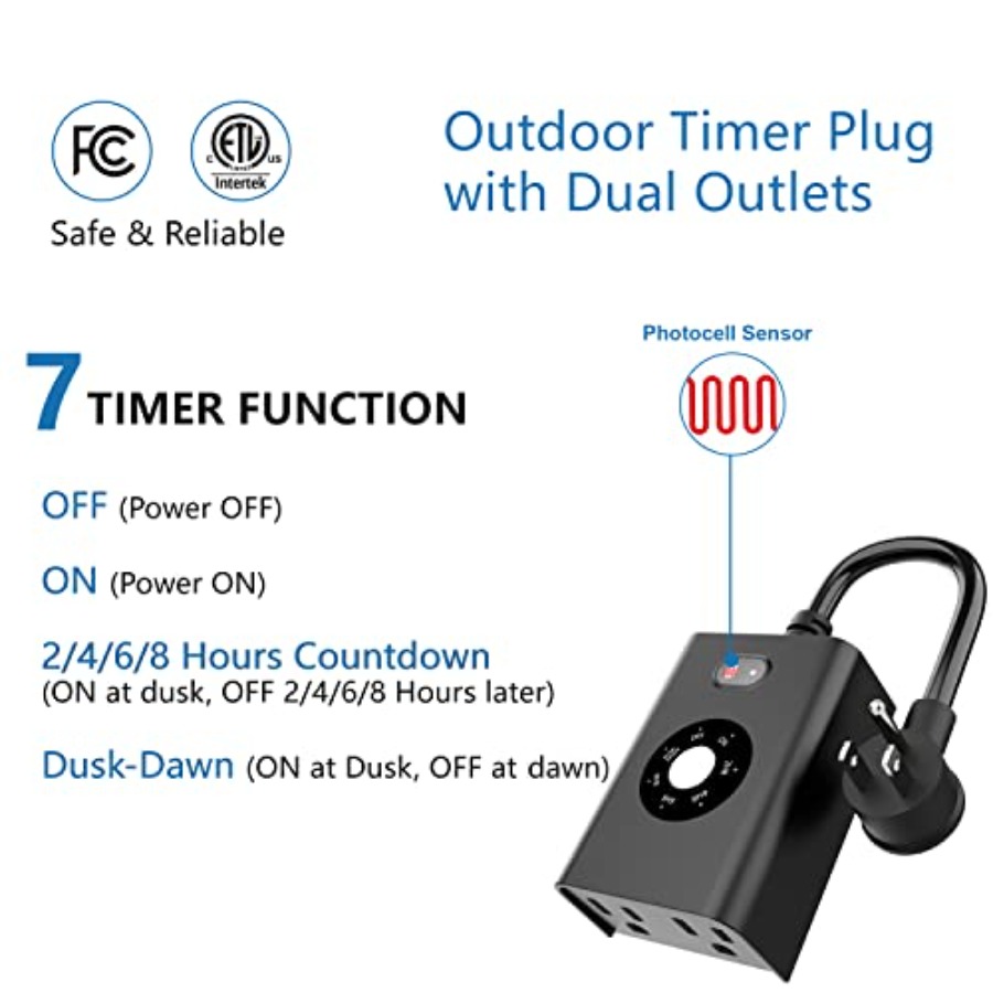 Buitensensortimer voor verlich - Outdoor Lighting No Outlet recensie en prijs