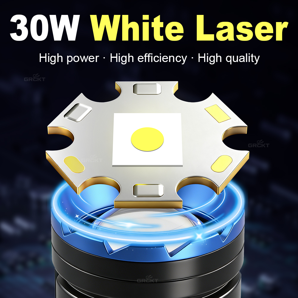 Witte laser-campingzaklamp, op - Zinc Outdoor Lighting recensie en prijs