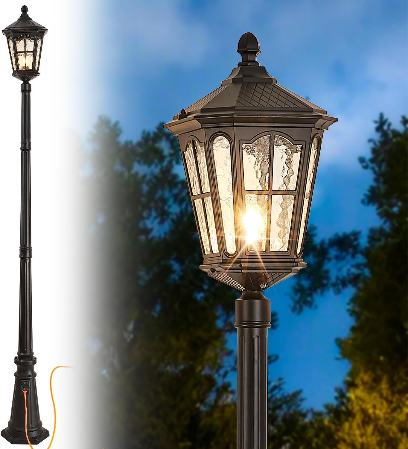 Waterdichte buitenpaallamp met - Outdoor Lighting No Outlet recensie en prijs