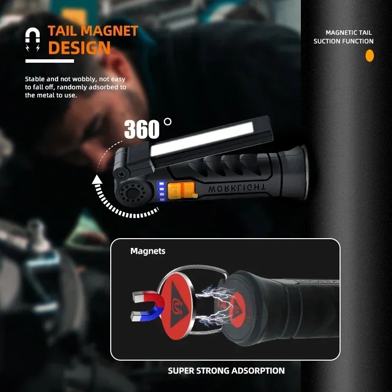 Draagbare LED COB-zoeklichten  - Outdoor Lighting Rechargeable recensie en prijs