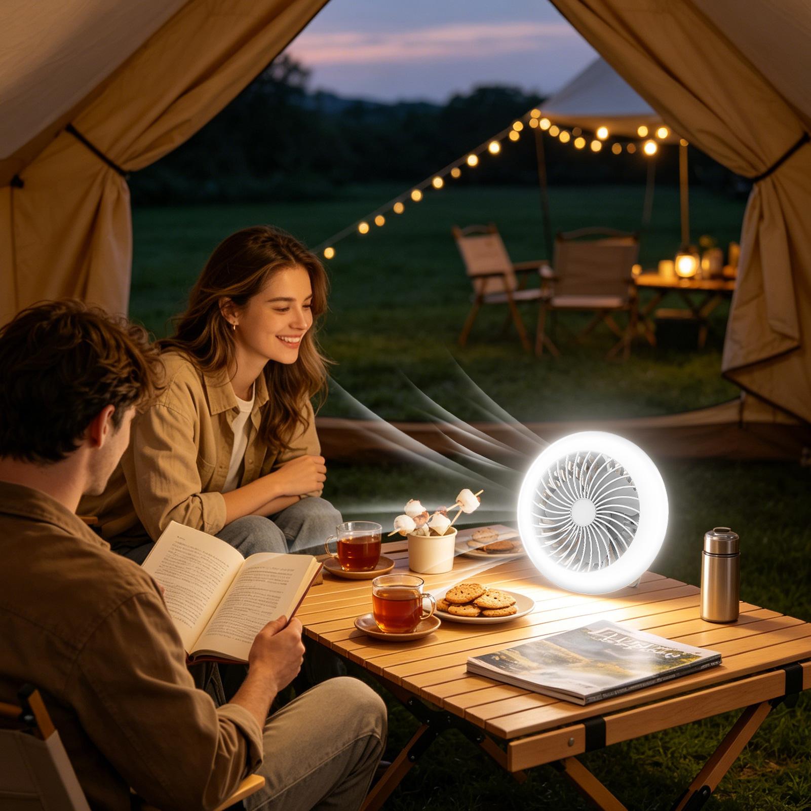LED-campingventilator Oplaadba - Outdoor Lighting Garage recensie en prijs