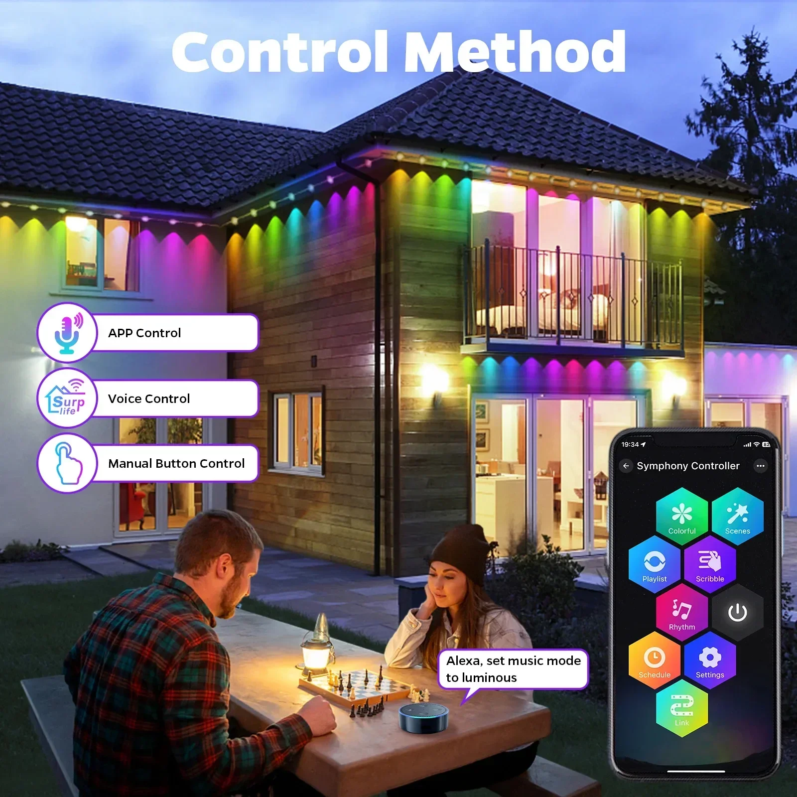 300FT Permanente Buitenverlich - Outdoor Lighting Under Eaves recensie en prijs