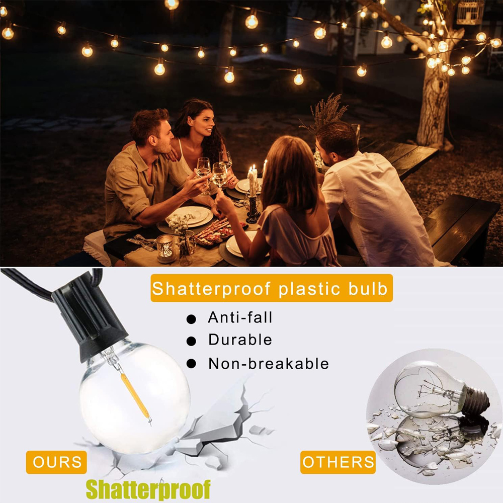 8M/15M G40 Globe Lichtslingers - Outdoor Lighting For Backyard recensie en prijs