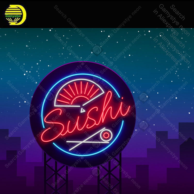 Neonbord voor Sushi-logo in ne - Outdoor Lighting Expressions recensie en prijs