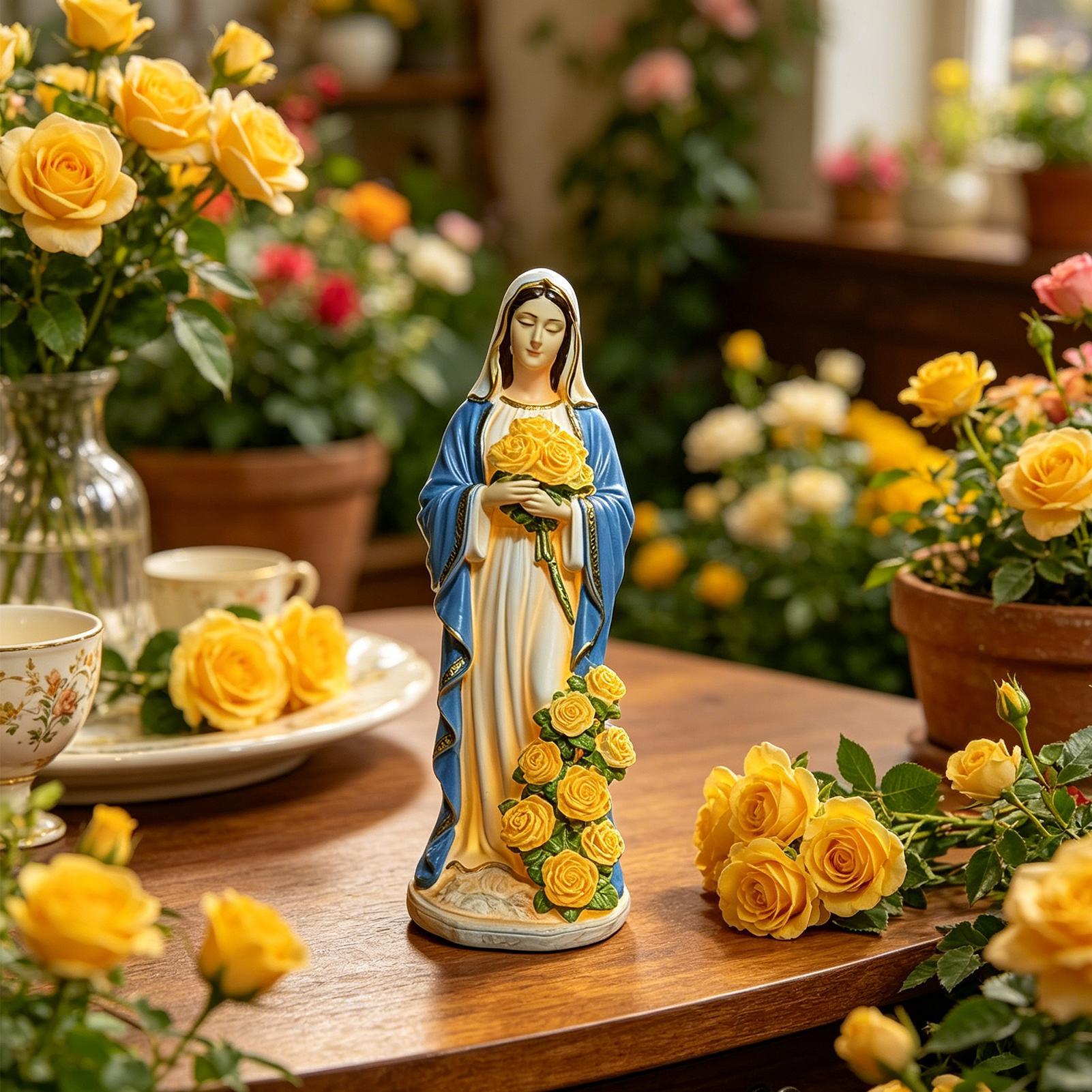 Solar Virgin Mary Statue Outdo - Outdoor Lighting For Backyard recensie en prijs