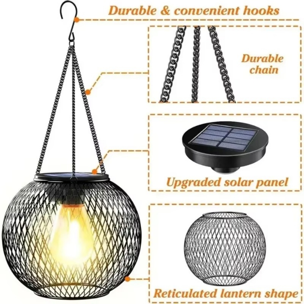 Zonne-lantaarn van ijzer, buit - Outdoor Lighting Art recensie en prijs